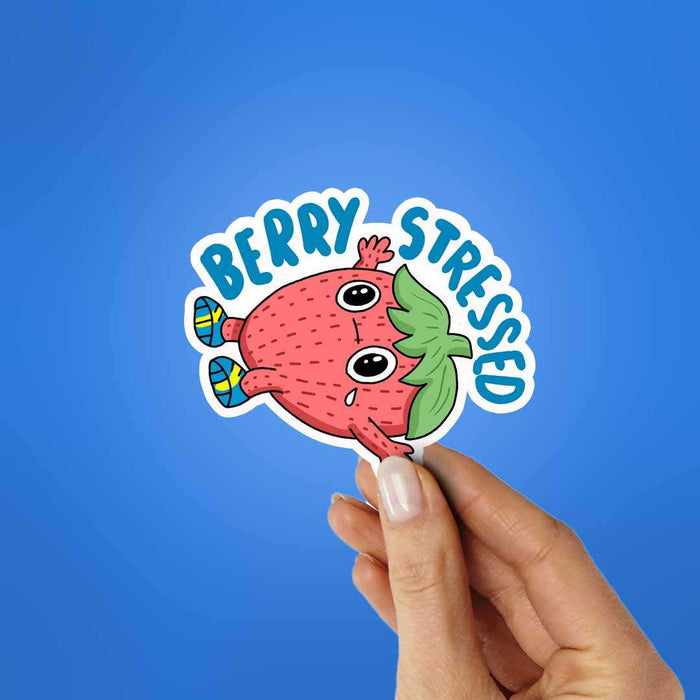 Berry Stressed Sticker - Stickers | STICK IT UP