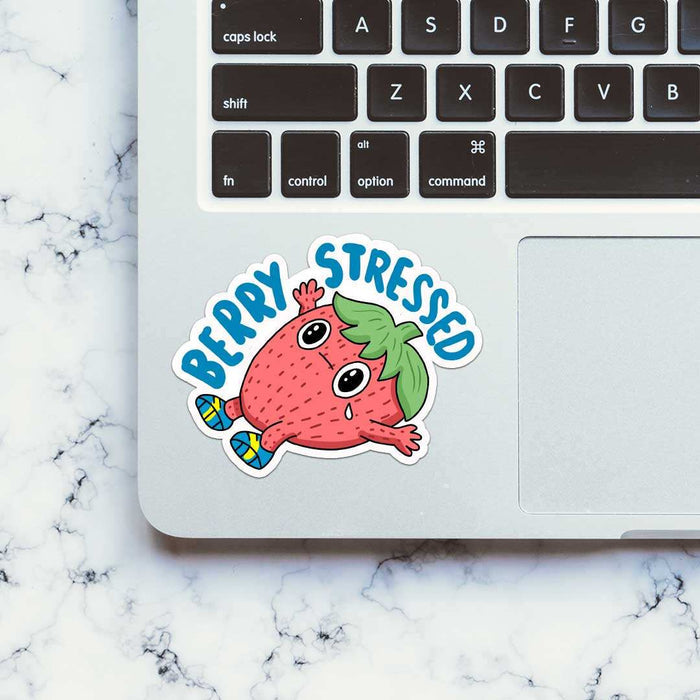 Berry Stressed Sticker - Stickers | STICK IT UP