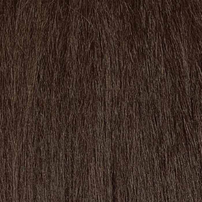 OUTRE 4A kinky curly clip in hair extensions in dark brown natural texture for added volume and length