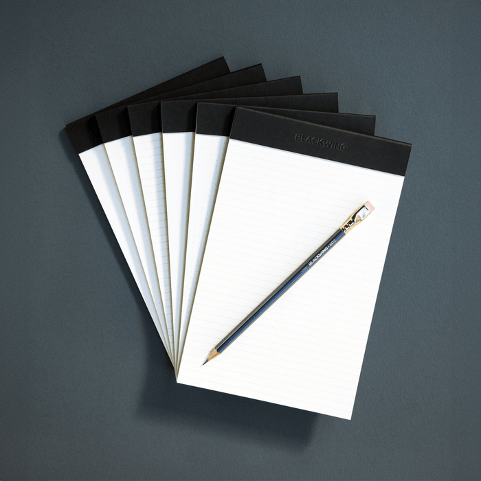 A5 legal pads with Blackwing 602