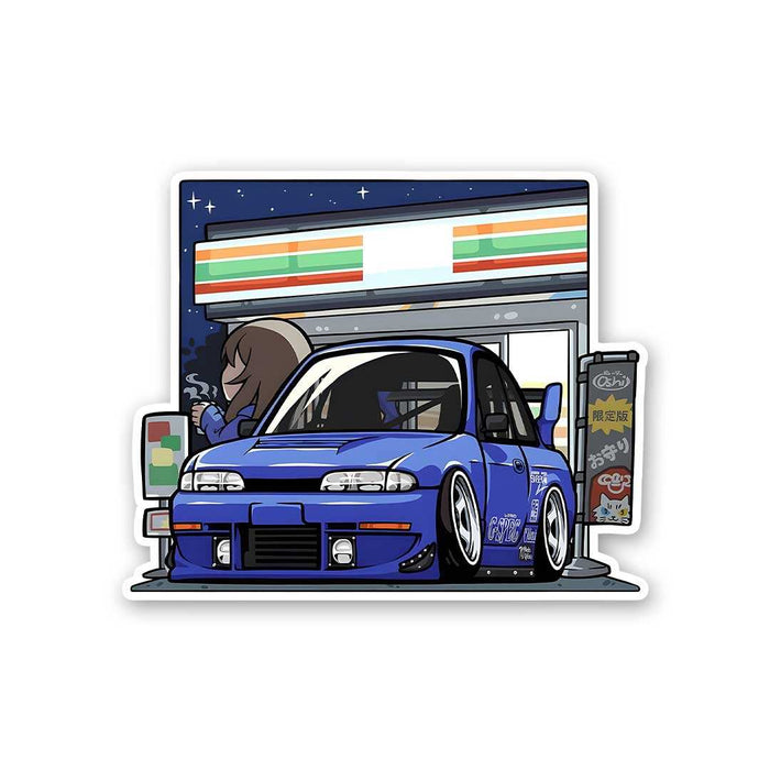 Blue Car Sticker - Stickers | STICK IT UP