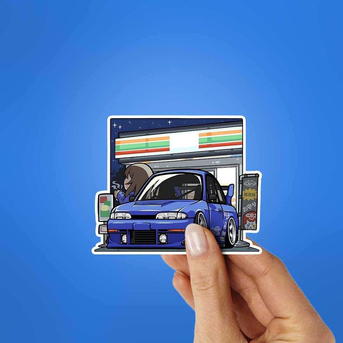 Blue Car Sticker - Stickers | STICK IT UP