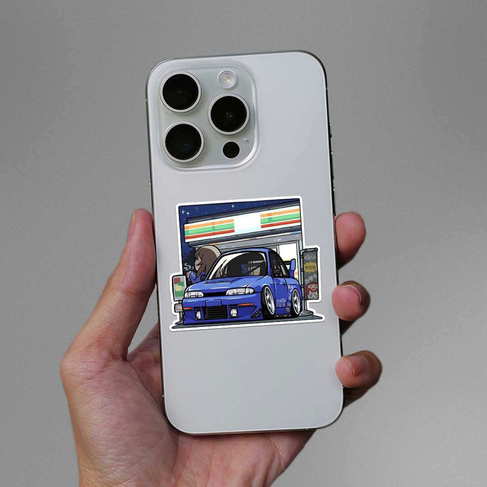 Blue Car Sticker - Stickers | STICK IT UP
