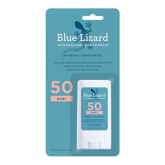 Blue Lizard Baby Mineral Sunscreen Stick SPF 50 (0.5oz)