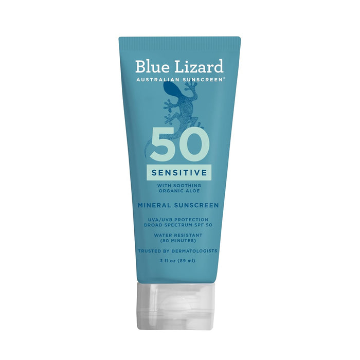 Blue Lizard Sensitive Mineral Sunscreen Lotion SPF 50 (3oz)