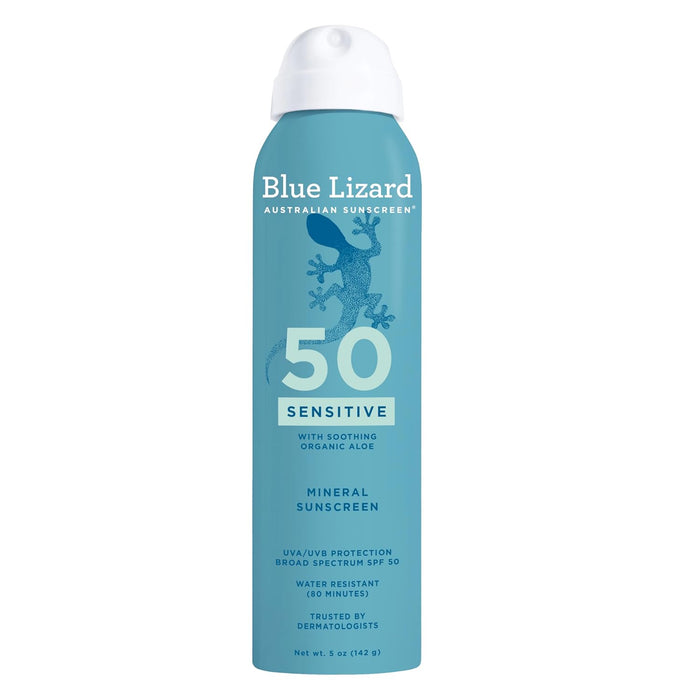 Blue Lizard Sensitive Mineral Sunscreen Spray SPF 50 (5oz)