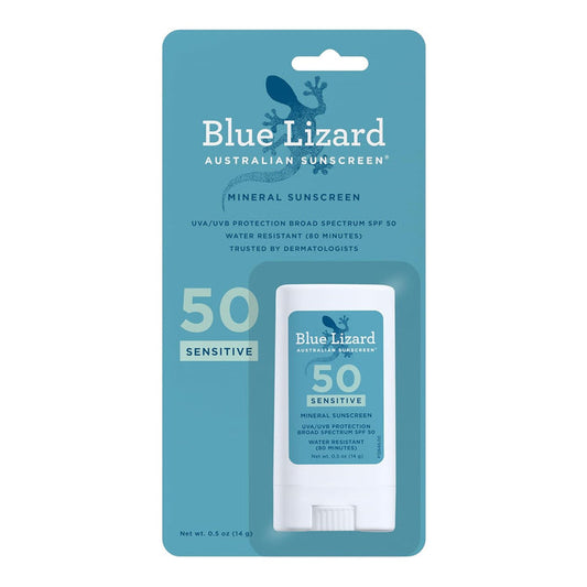 Blue Lizard Sensitive Mineral Sunscreen Stick SPF 50 (0.5oz)