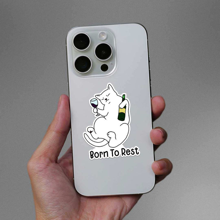 Born To Rest Sticker - Stickers | STICK IT UP