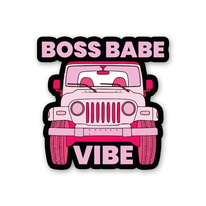 Boss Babe Vibe Sticker - Stickers | STICK IT UP