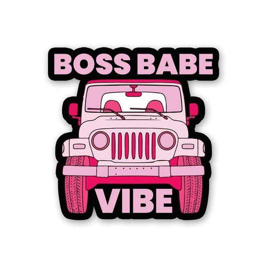 Boss Babe Vibe Sticker - Stickers | STICK IT UP