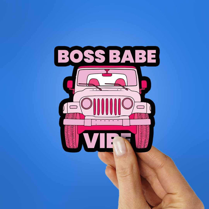 Boss Babe Vibe Sticker - Stickers | STICK IT UP
