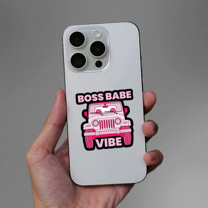 Boss Babe Vibe Sticker - Stickers | STICK IT UP
