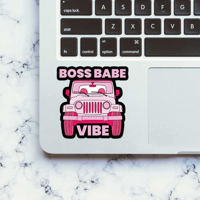Boss Babe Vibe Sticker - Stickers | STICK IT UP