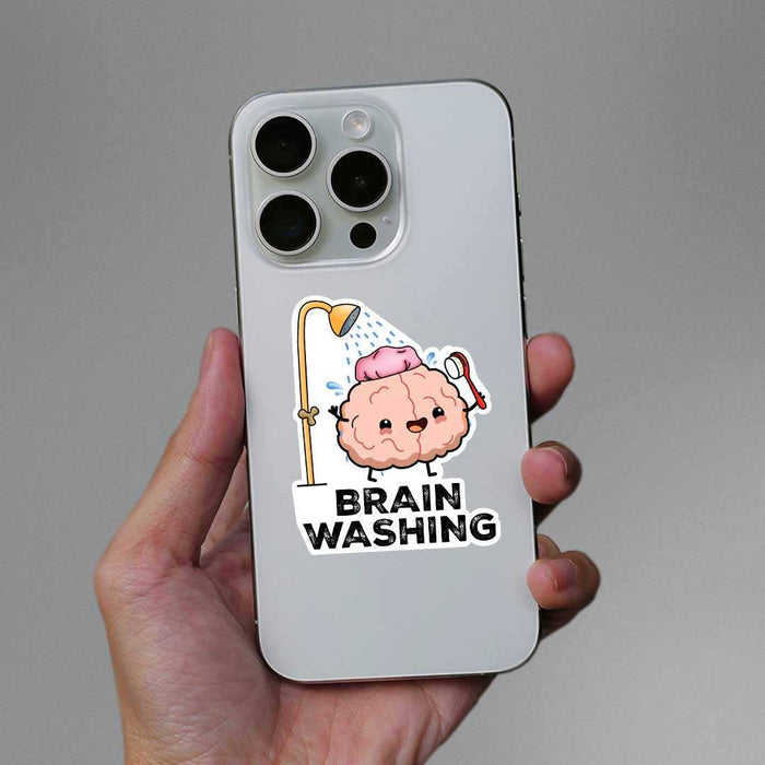 Brain Washing Sticker - Stickers | STICK IT UP