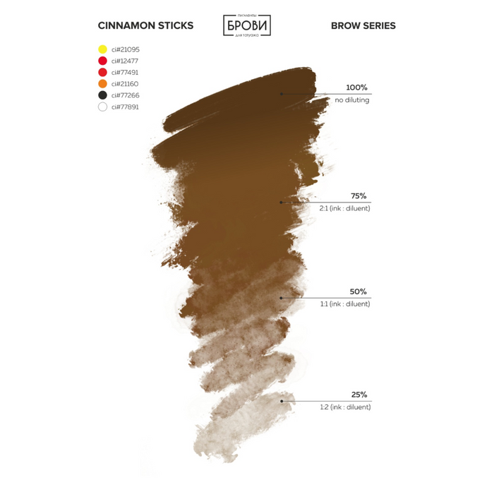 Brovi Cinnamon Sticks Supreme Permanent