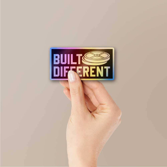 Build Different Holographic Sticker - Holographic stickers | STICK IT UP