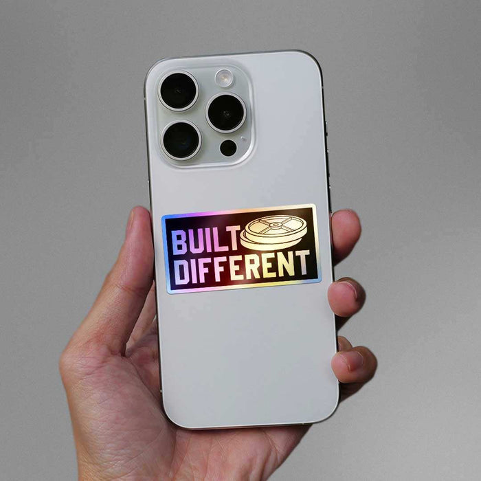 Build Different Holographic Sticker - Holographic stickers | STICK IT UP