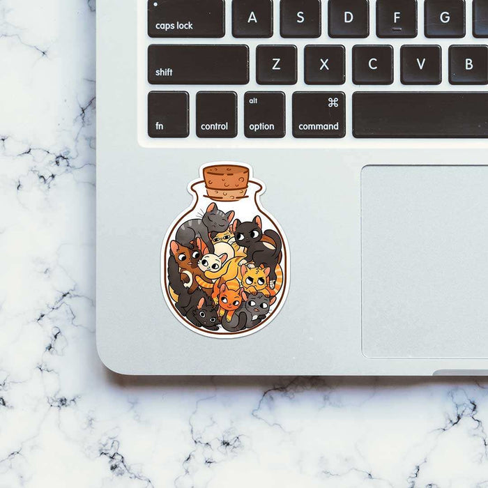 Bundle Of Cats Sticker - Stickers | STICK IT UP