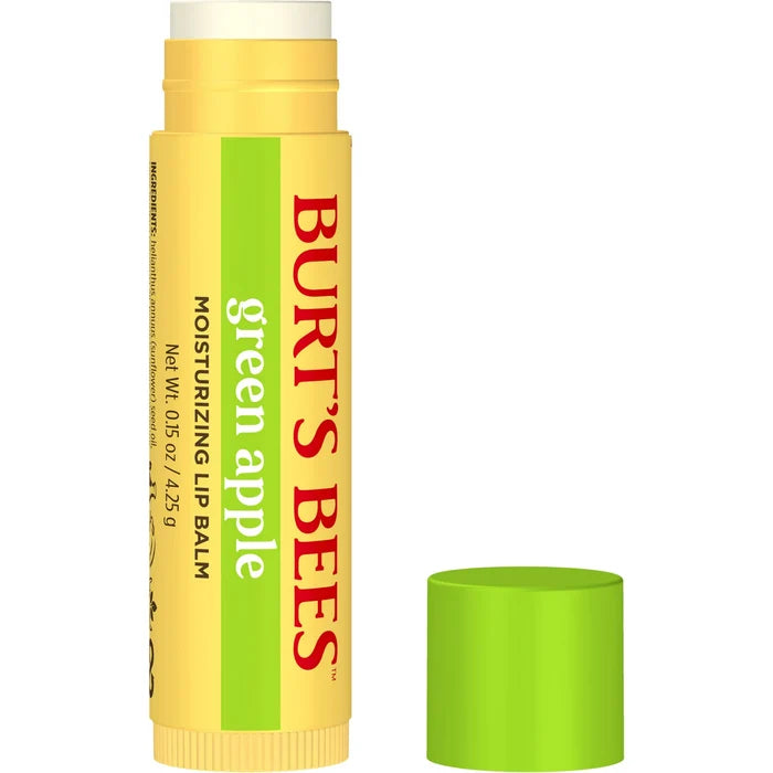 Burt's Bees 100% Natural Moisturizing Lip Balm Green Apple