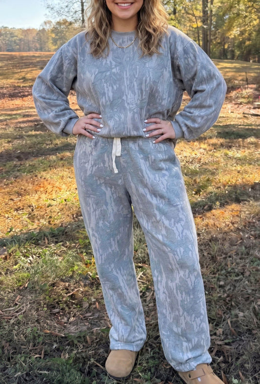 Camo LS Pants Set