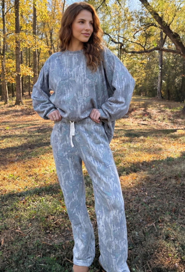 Camo LS Pants Set