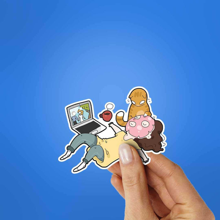 Cat Care Sticker - Stickers | STICK IT UP