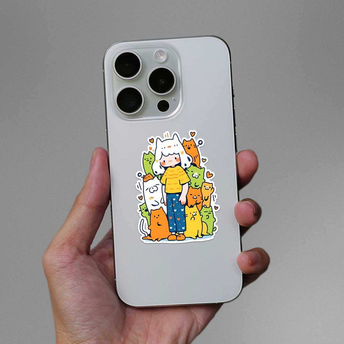 Cat Crew Sticker - Stickers | STICK IT UP