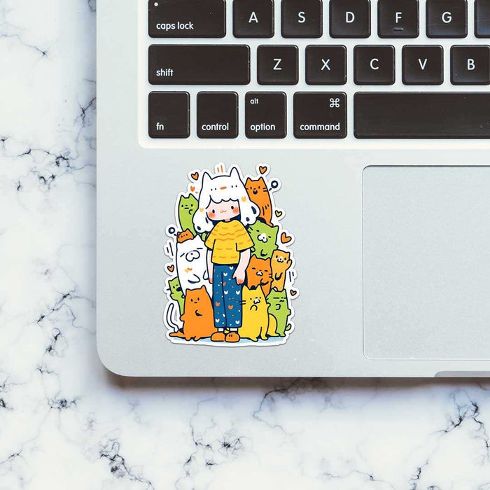 Cat Crew Sticker - Stickers | STICK IT UP