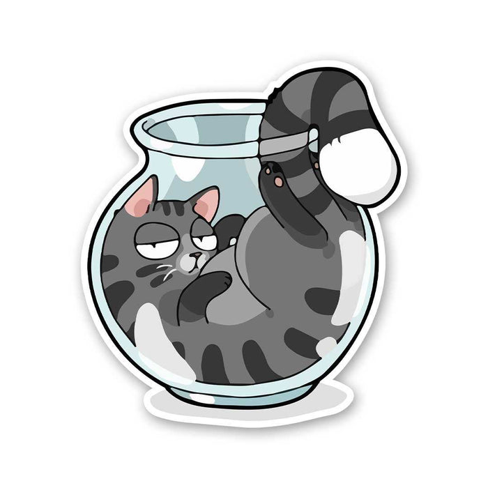 Cat In Port Sticker - Stickers | STICK IT UP