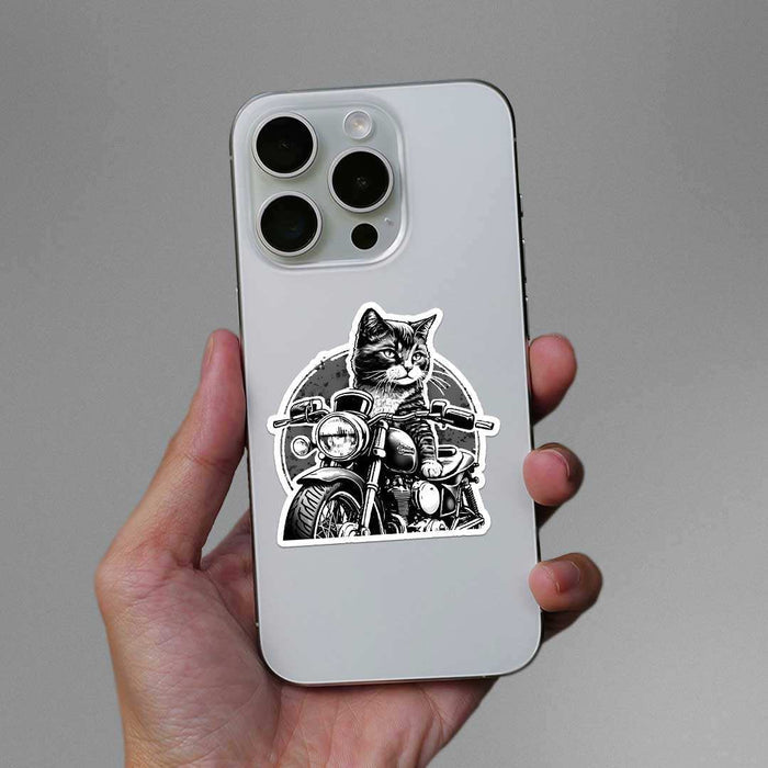 Cat Rider Sticker - Stickers | STICK IT UP