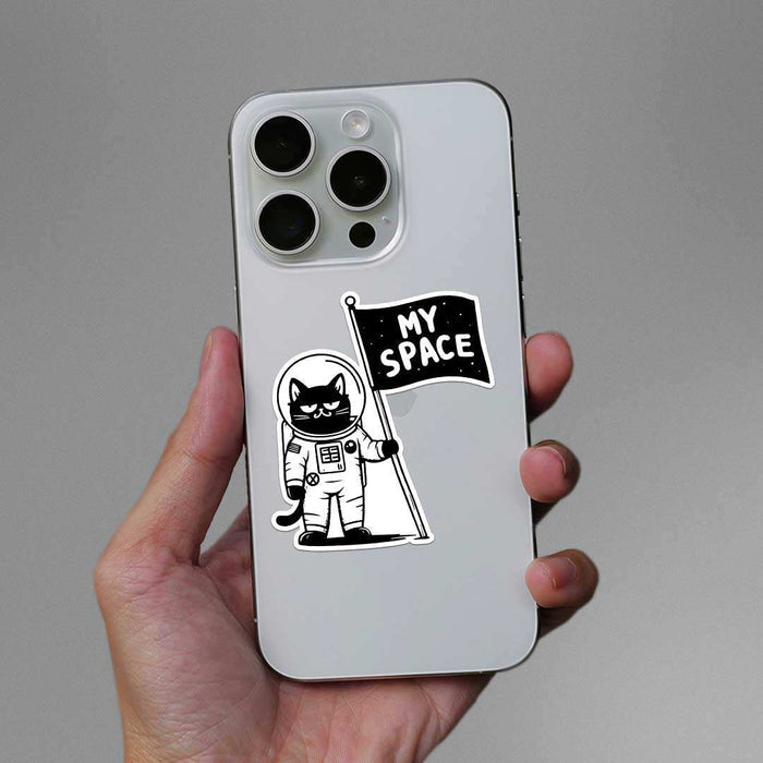Cat Space Sticker - Stickers | STICK IT UP