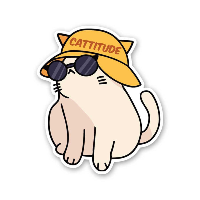 Cattitude Sticker - Stickers | STICK IT UP