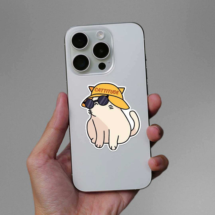 Cattitude Sticker - Stickers | STICK IT UP
