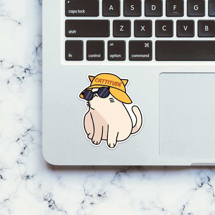 Cattitude Sticker - Stickers | STICK IT UP
