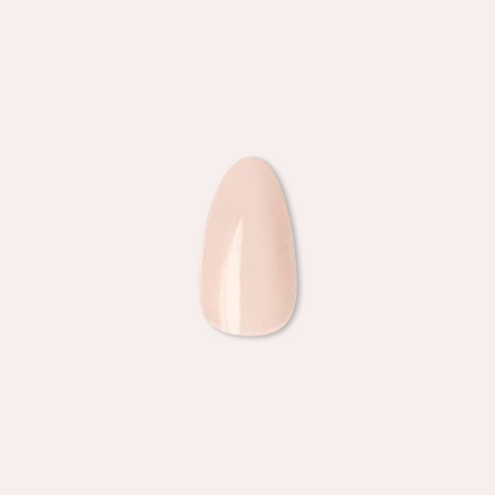 CDJ - Press-On | Medium | Almond false nail in a creamy neutral shade for an easy at-home mani.