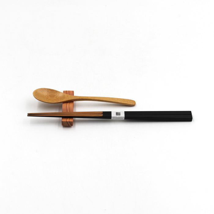 Cedar and Hinoki Cypress Wave Chopstick Rest Set (5-piece)