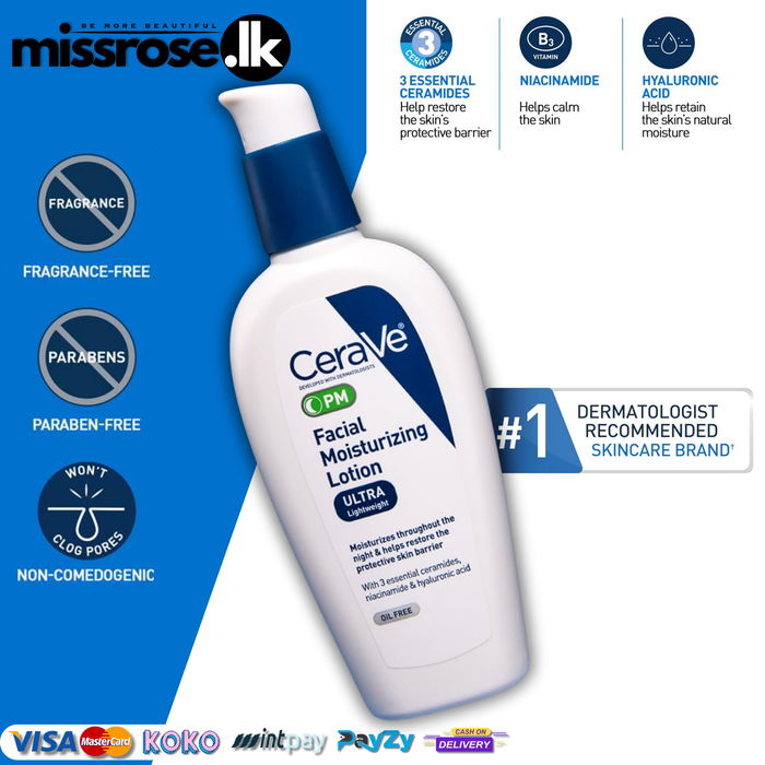 CeraVe PM Facial Moisturizing lotion (89ml)