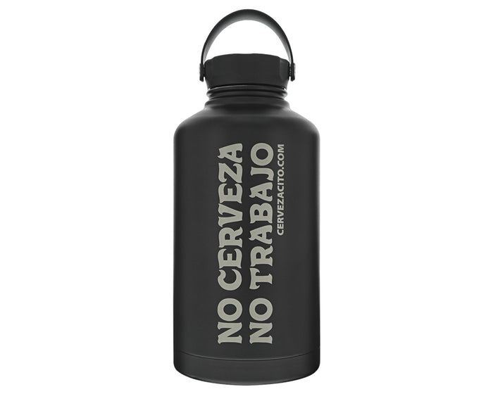 Cerveza Cito Growler - 64 oz Black Back