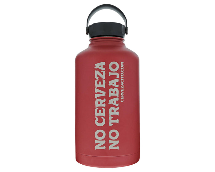 Cerveza Cito Growler - 64 oz Red Back