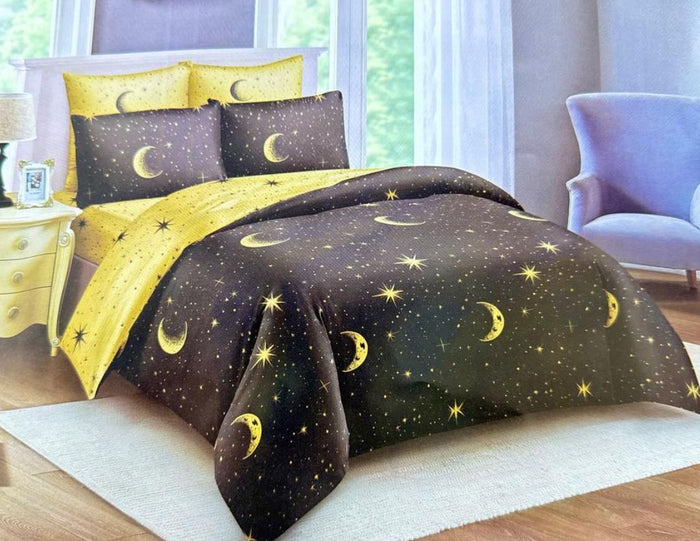 Champagne Diamond Chevron 4pc Duvet Set – 5x6