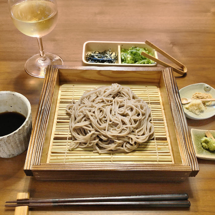 Charred Cedar Cold Soba Tray