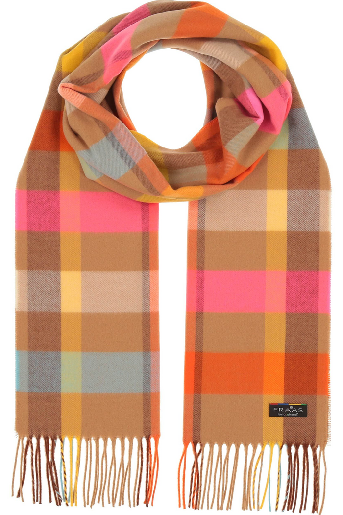 Check Plaid Cashmink Scarf