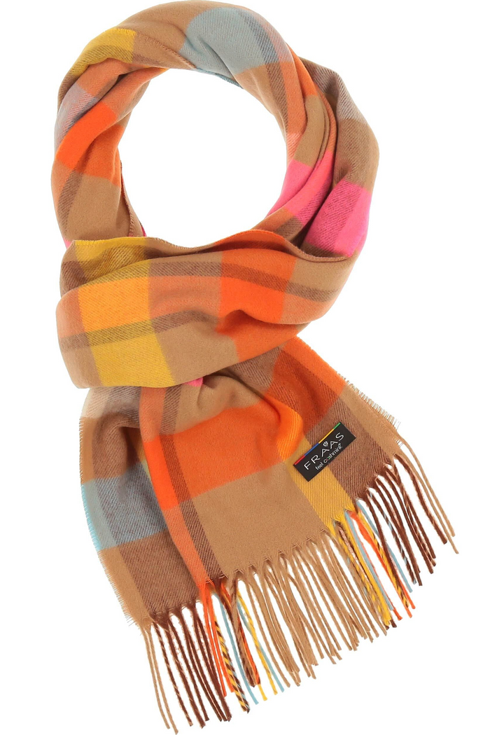 Check Plaid Cashmink Scarf