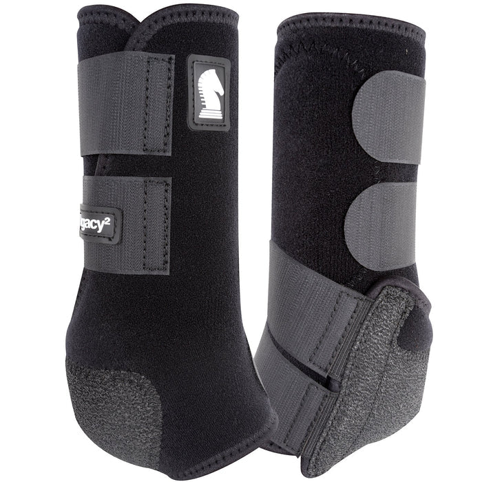 Pair of Black Legacy2 Hind Splint Boots