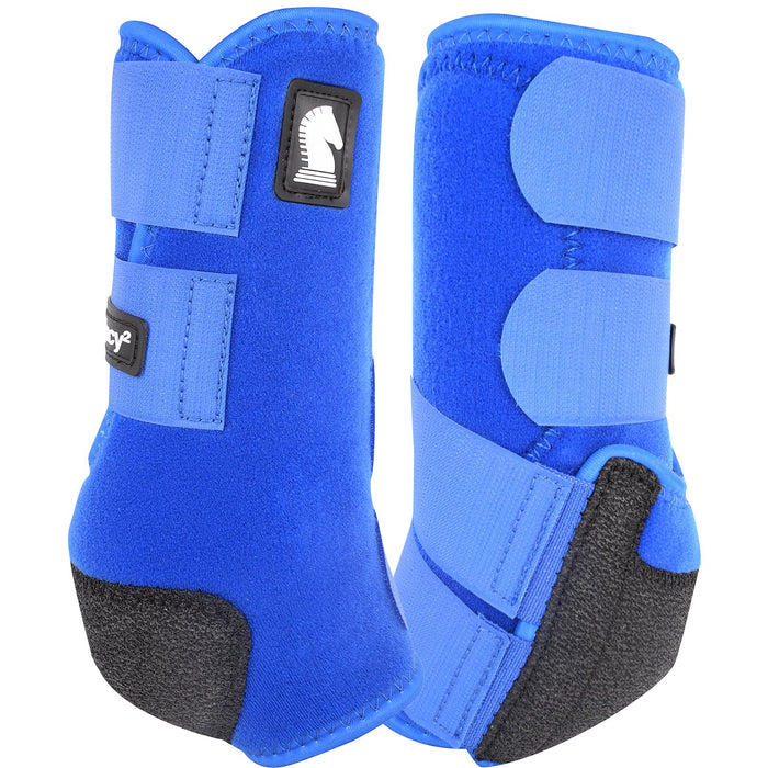 Pair of Blue Legacy2 Hind Splint Boots