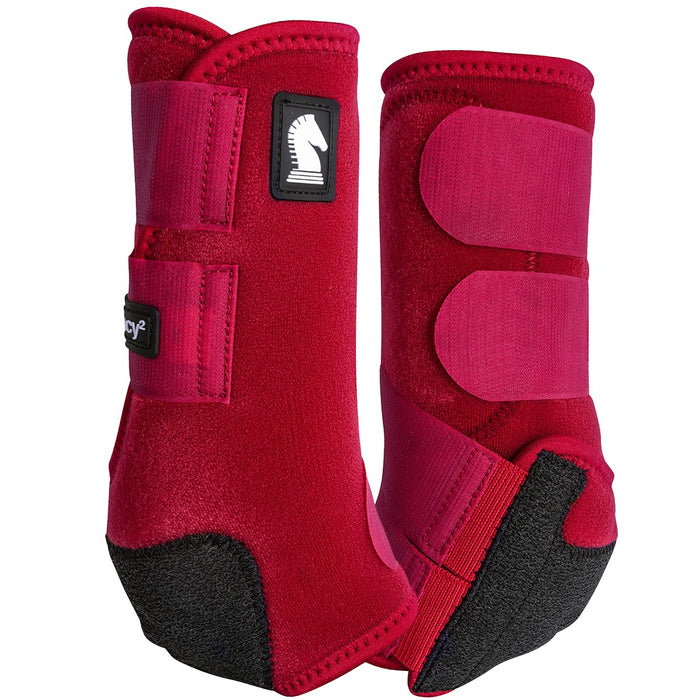 Pair of Crimson Legacy2 Hind Splint Boots