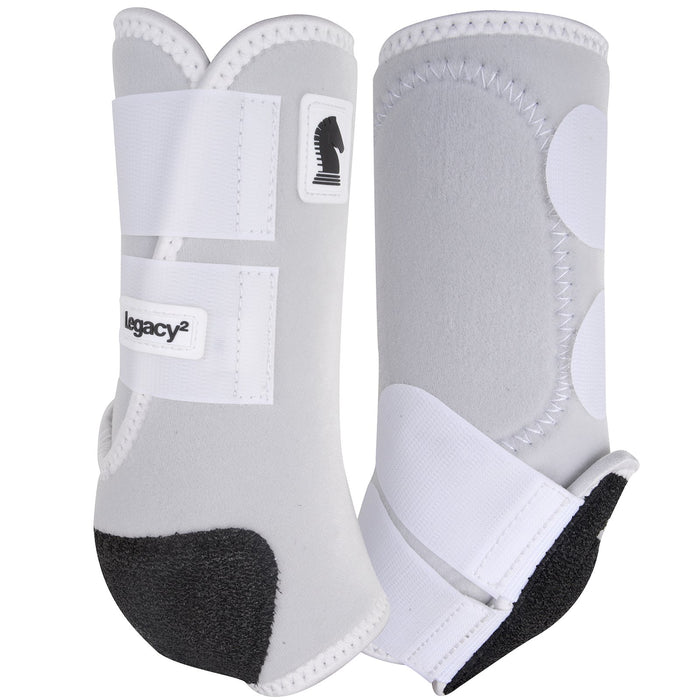 Pair of White Legacy2 Hind Splint Boots