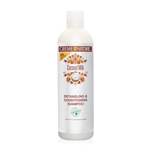 Coconut Milk Detangling & Conditioning Shampoo 12oz by CREME OF NATURE