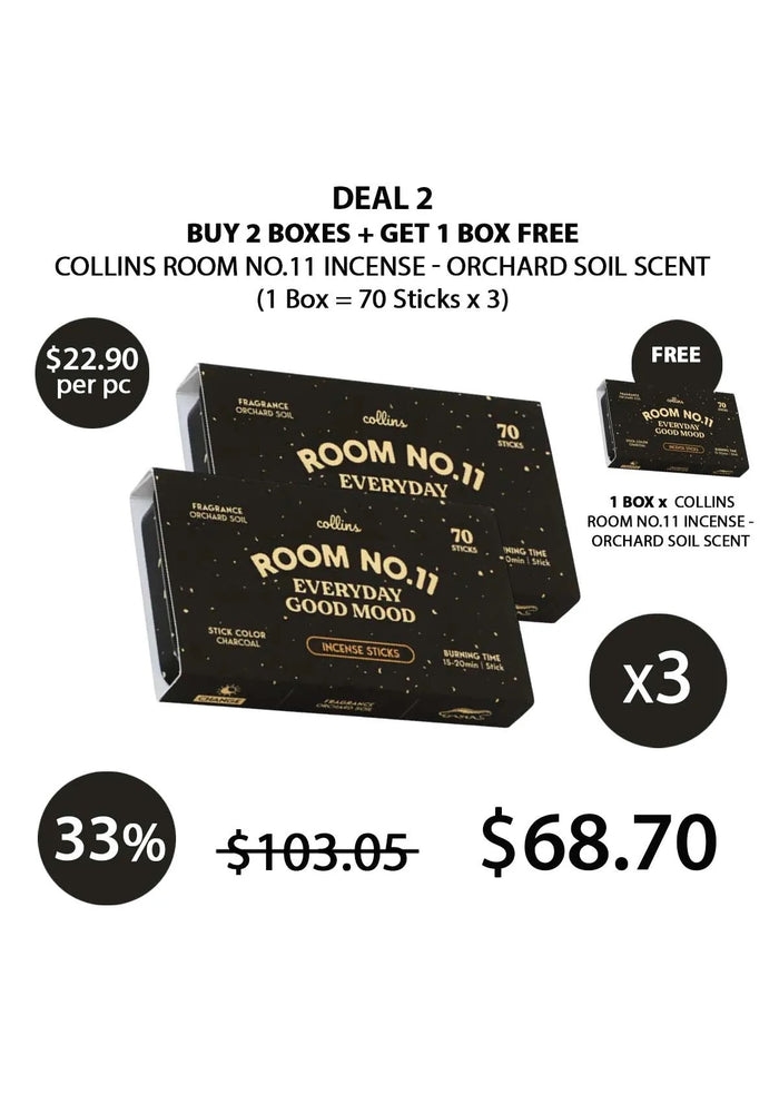 Collins Room No.11 Incense - orchard soil scent
