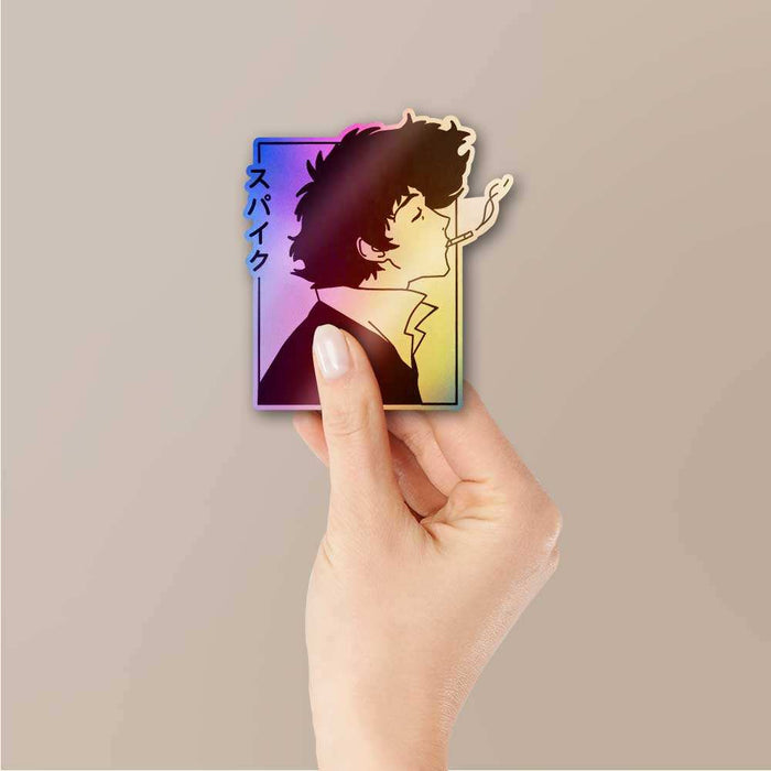 Cowboy Bebop Holographic Sticker - Holographic stickers | STICK IT UP